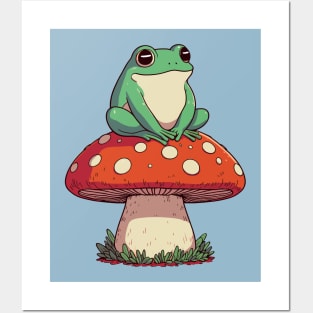 a toad's stool Posters and Art